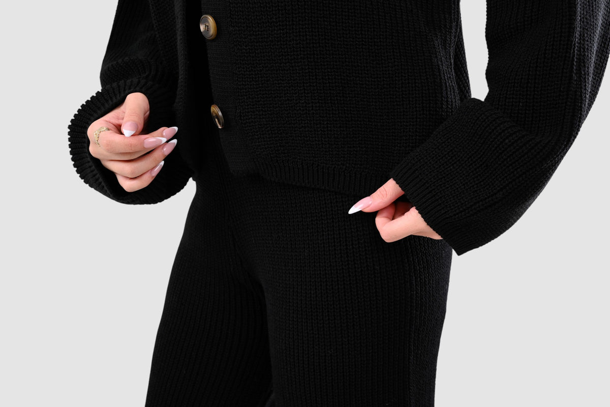 MILANO KNIT SUIT (BLACK)
