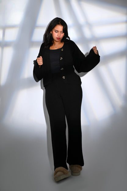 MILANO KNIT SUIT (BLACK)