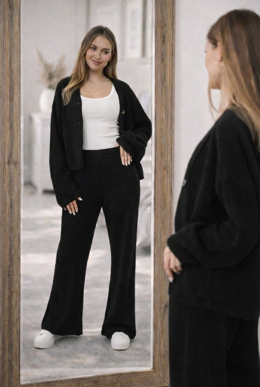 MILANO KNIT SUIT (BLACK)